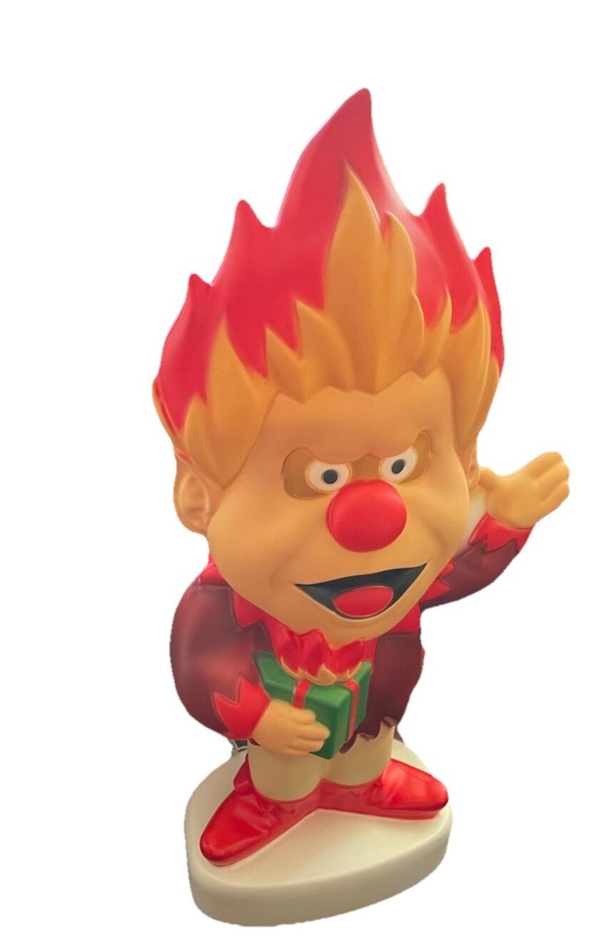 Warner Bros 32" LED Christmas Heat Miser Blow Mold Lamp Outdoor Decor New